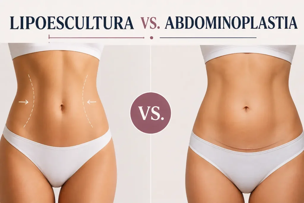 Lipoescultura HD vs Abdominoplastia